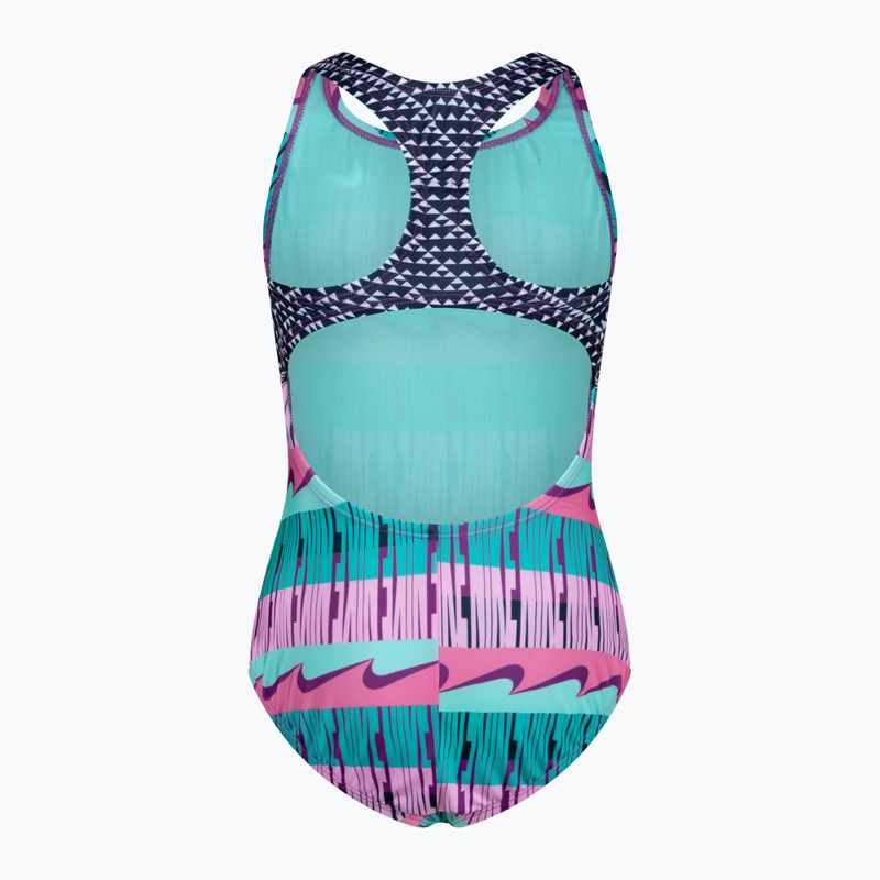 Detské jednodielne plavky Nike Clash vo farbe NESSA735-672 2
