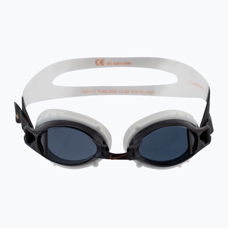Detské plavecké okuliare Nike CHROME JUNIOR čierne NESSA188-014 2