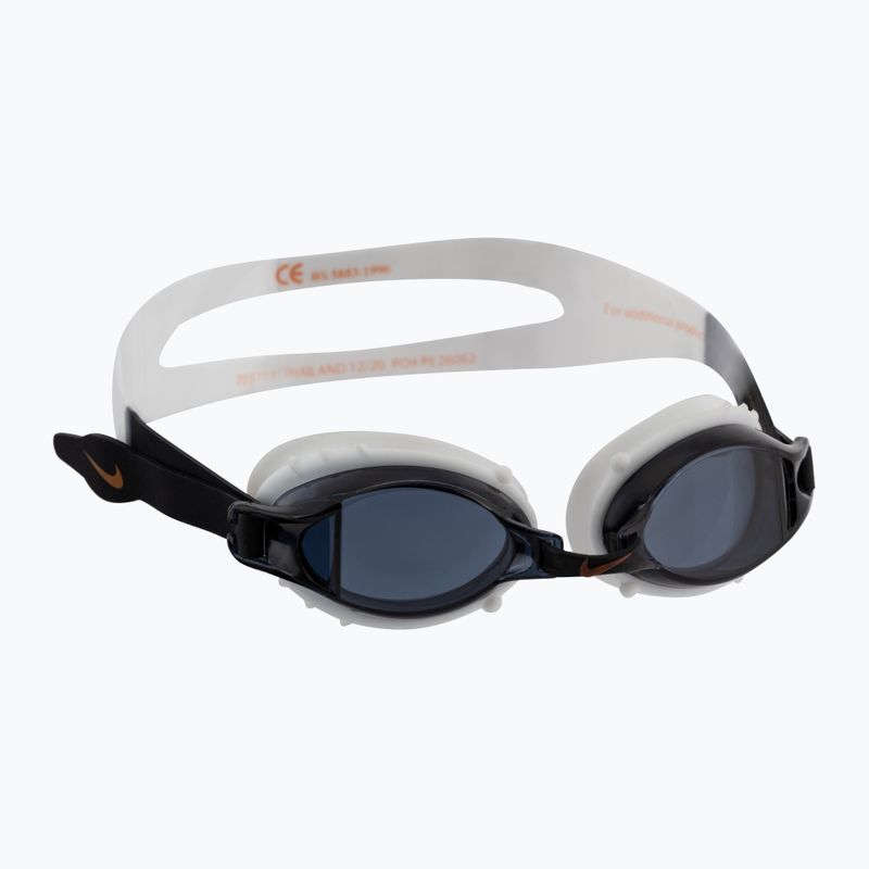 Detské plavecké okuliare Nike CHROME JUNIOR čierne NESSA188-014