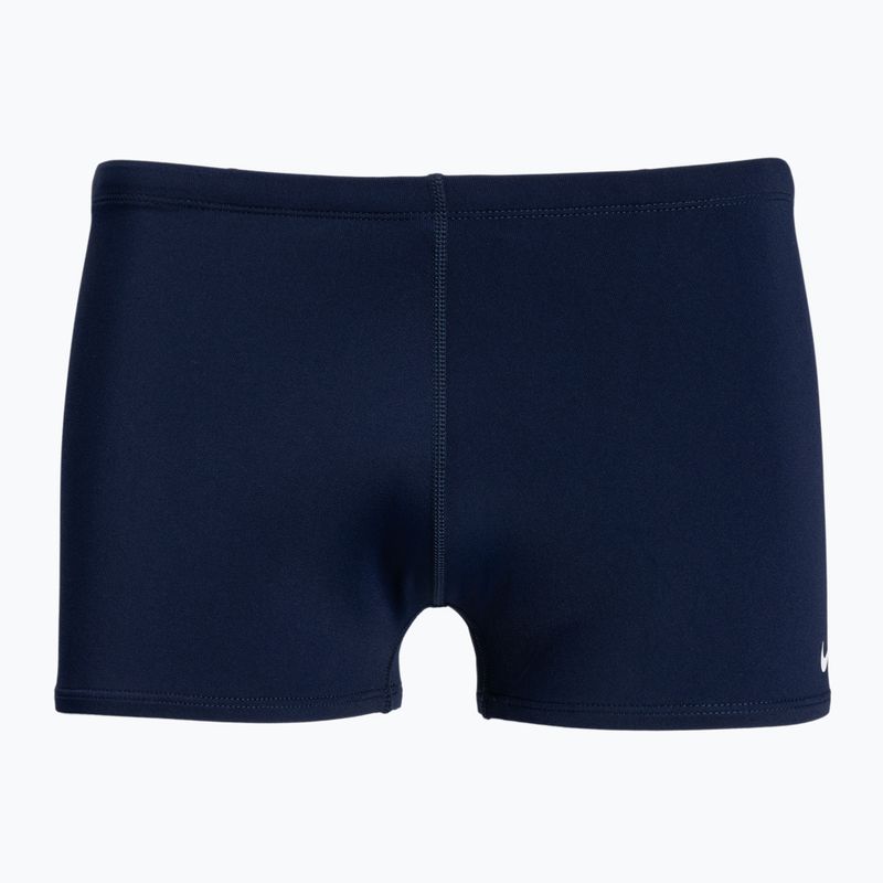 Pánske plavecké boxerky Nike Hydrastrong Solid Square Leg midnight navy NESSA002-440