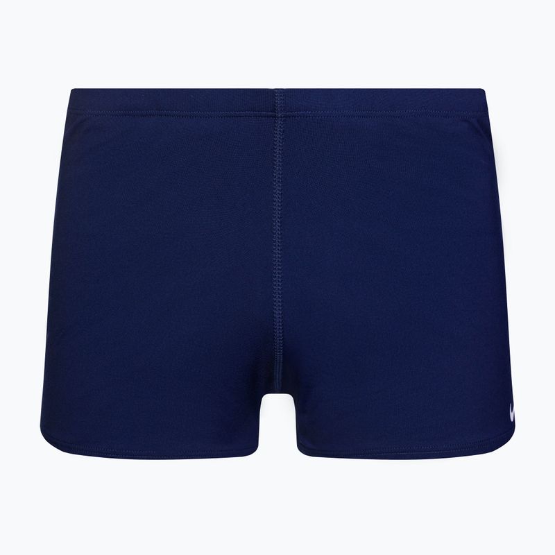 Pánske plavecké boxerky Nike Hydrastrong Solid Square Leg navy NESSA002-440