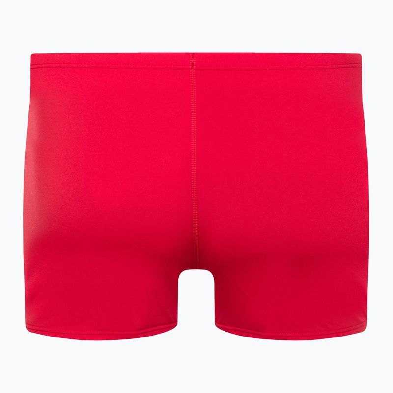 Pánske plavecké boxerky Nike Hydrastrong Solid Square Leg červené NESSA002-614 2