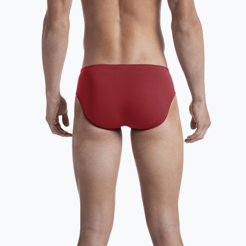 Pánske plavkové nohavičky Nike Hydrastrong Solid Brief červené NESSA004-614 9