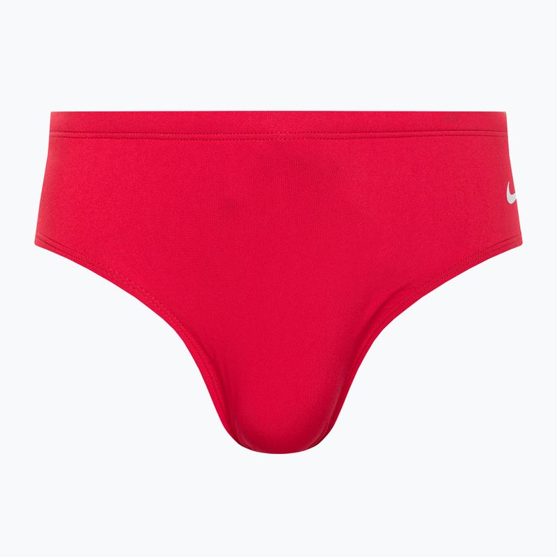 Pánske plavkové nohavičky Nike Hydrastrong Solid Brief červené NESSA004-614