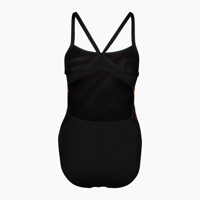 Dámske jednodielne plavky Nike Spectrum čierno-červené NESSA014-614 2