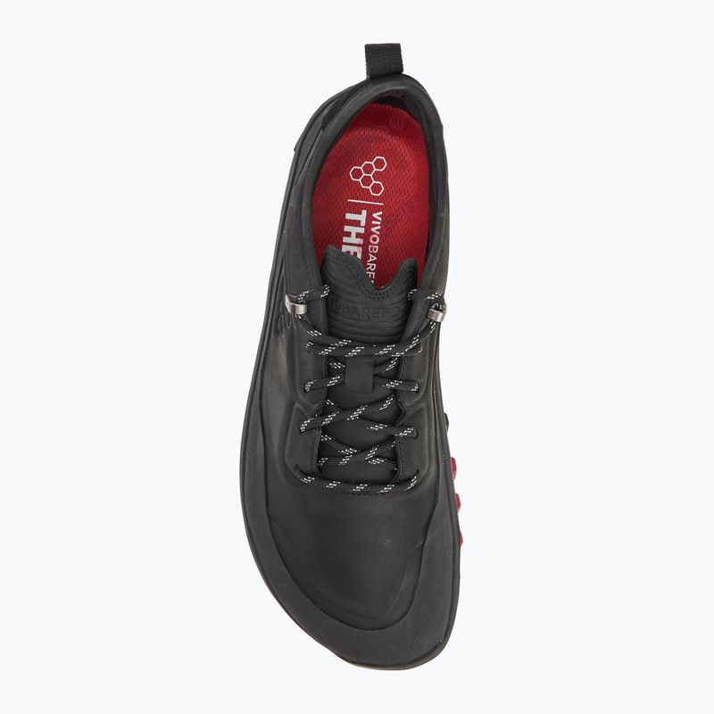 Pánska barefoot obuv Vivobarefoot Tracker Leather Low obsidian 5