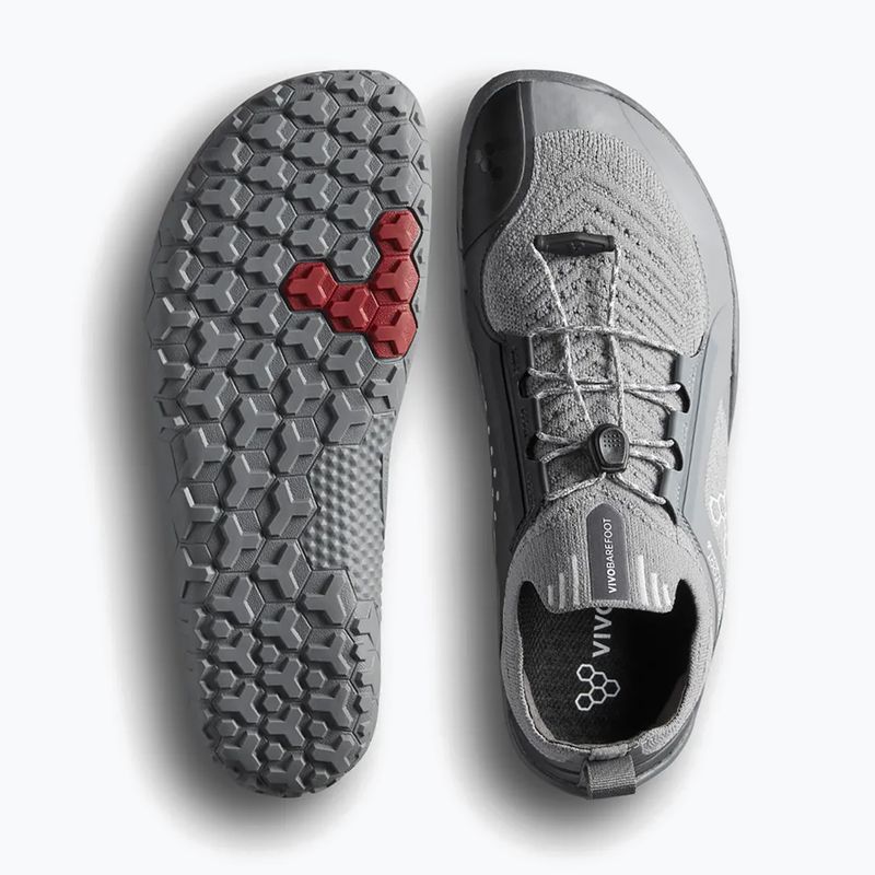 Pánske barefoot topánky Vivobarefoot Primus Trail Knit Fg storm cloud 5