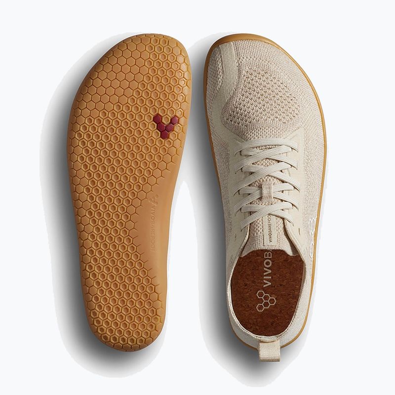 Pánske barefoot topánky Vivobarefoot Primus Lite Knit egret 11