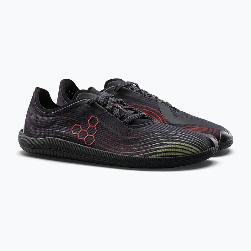 Pánske barefoot topánky Vivobarefoot Primus Flow obsidian/čerešňová paradajka 3