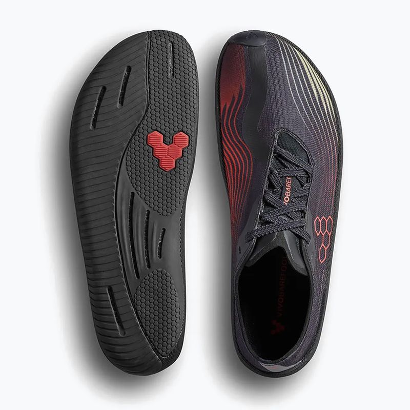 Pánske barefoot topánky Vivobarefoot Primus Flow obsidian/čerešňová paradajka 5