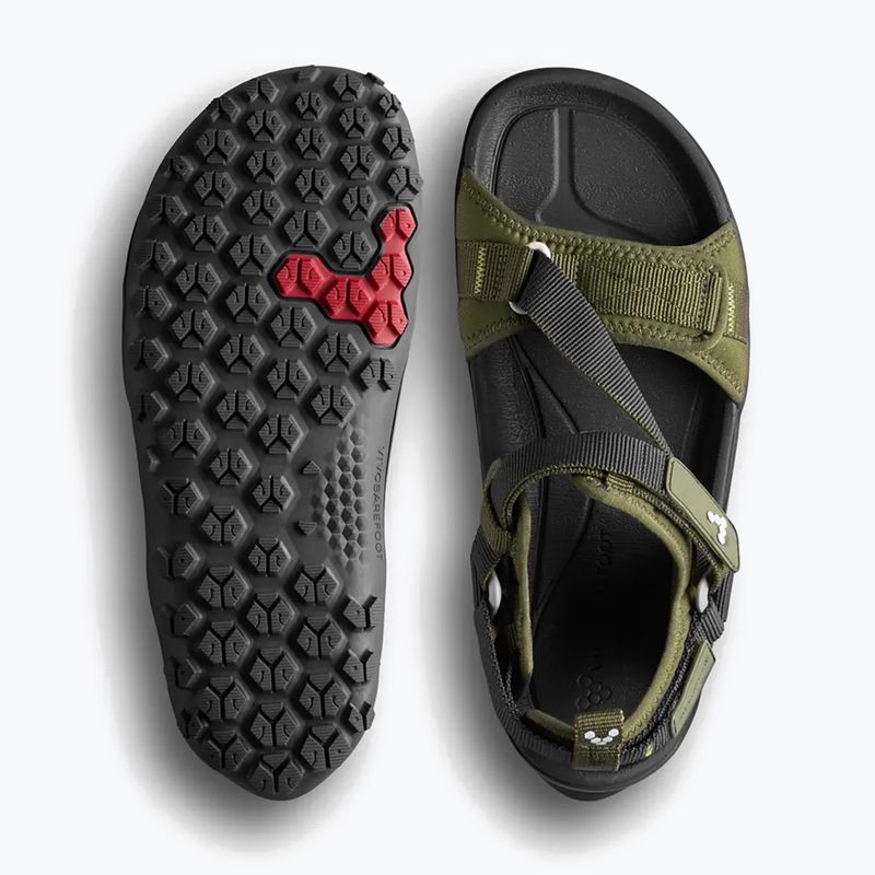 Dámske barefoot sandále Vivobarefoot Tracker Ora dark olive 5