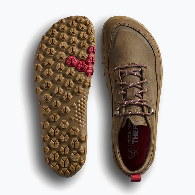 Pánska barefoot obuv Vivobarefoot Tracker Leather Low bracken 5
