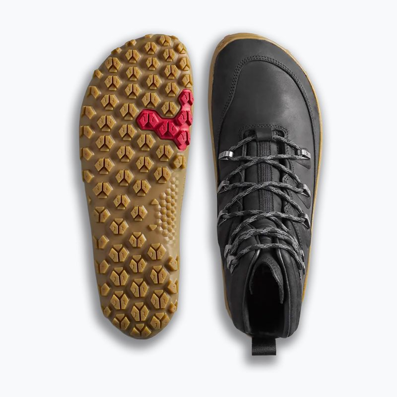 Pánske barefoot topánky Vivobarefoot Tracker Leather obsidian 5