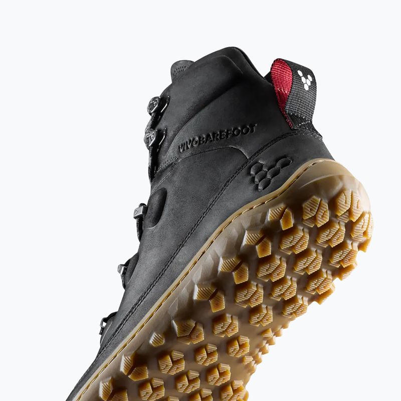 Pánske barefoot topánky Vivobarefoot Tracker Leather obsidian 7