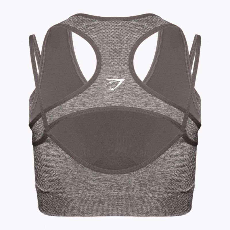 Fitness podprsenka Gymshark Vital Rise Sports grey 2