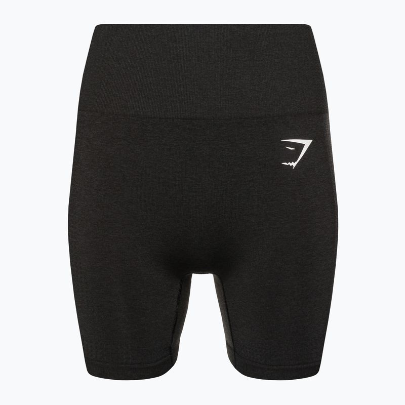 Dámske tréningové šortky Gymshark Vital Seamless black marl 5