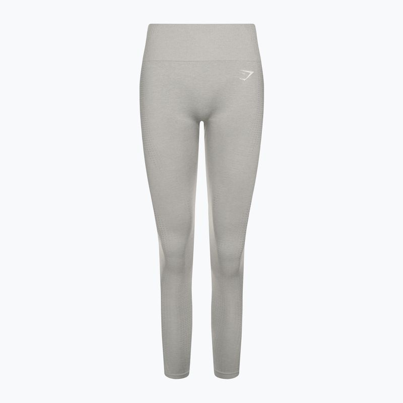 Dámske tréningové legíny Gymshark Vital Seamless light grey marl 5