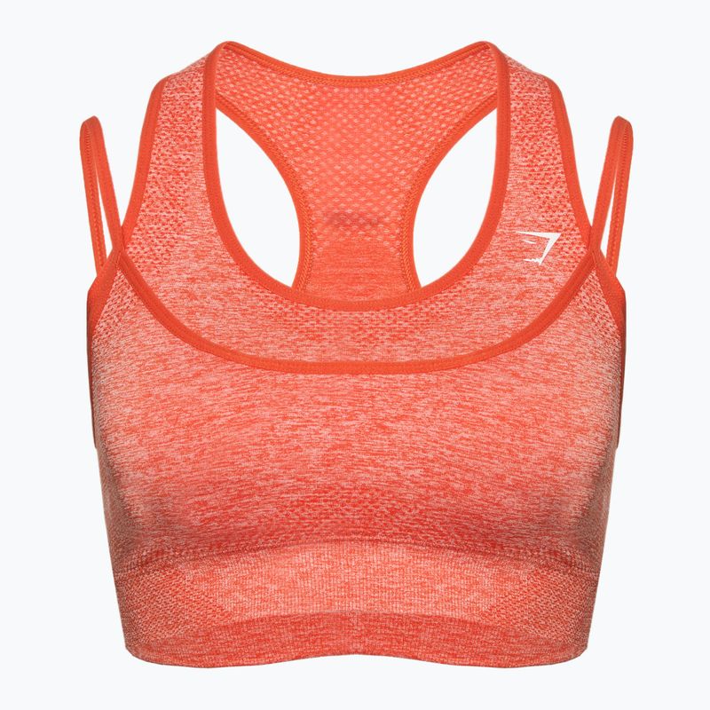 Fitness podprsenka Gymshark Vital Rise Sports red/marl