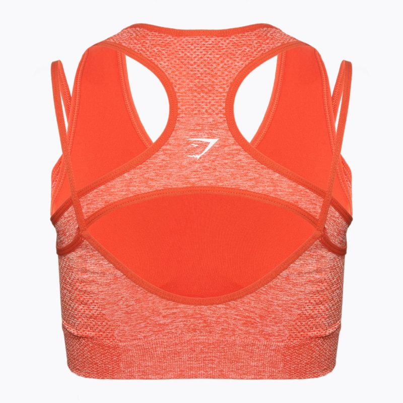 Fitness podprsenka Gymshark Vital Rise Sports red/marl 2