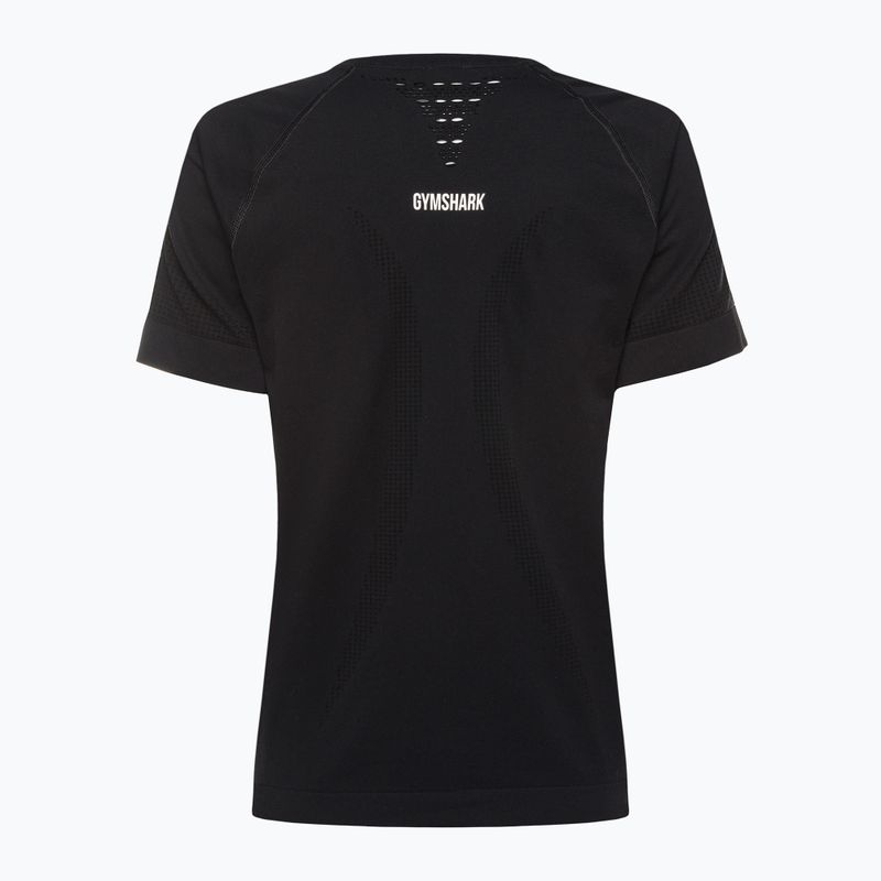 Dámske tréningové tričko Gymshark Energy Seamless black 6
