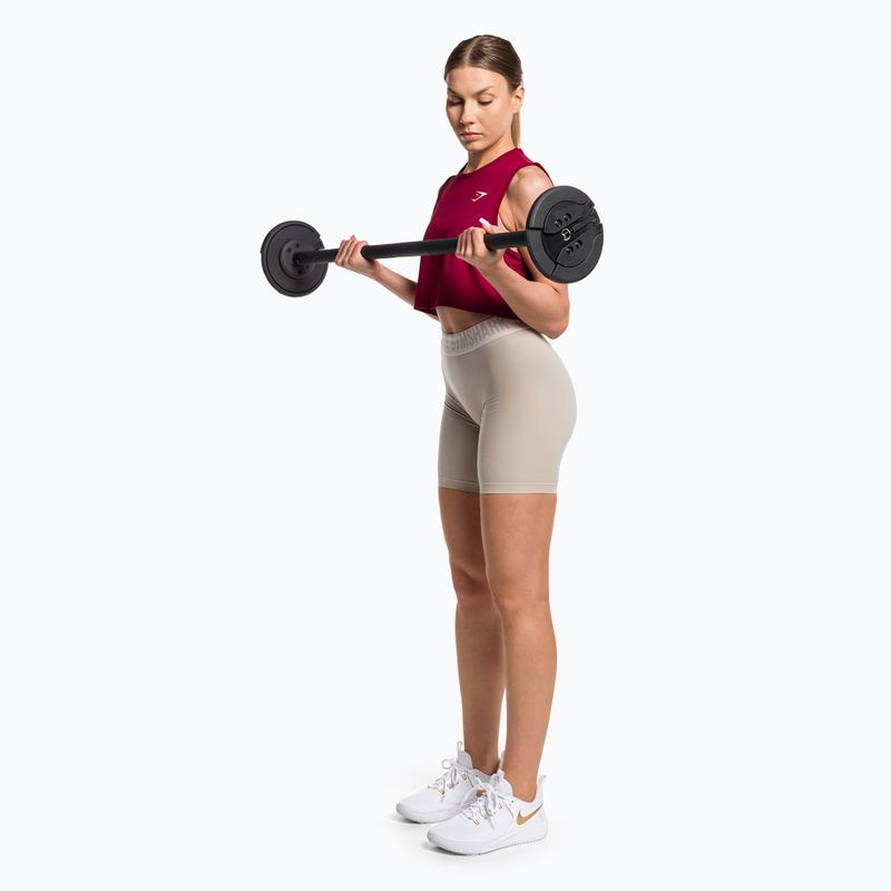 Dámske cyklistické tréningové šortky Gymshark Fit pebble grey 2