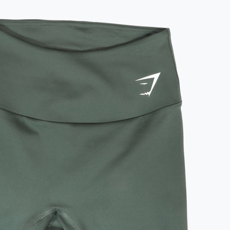 Dámske tréningové legíny Gymshark Training Full Length obsidiánová / zelená 3