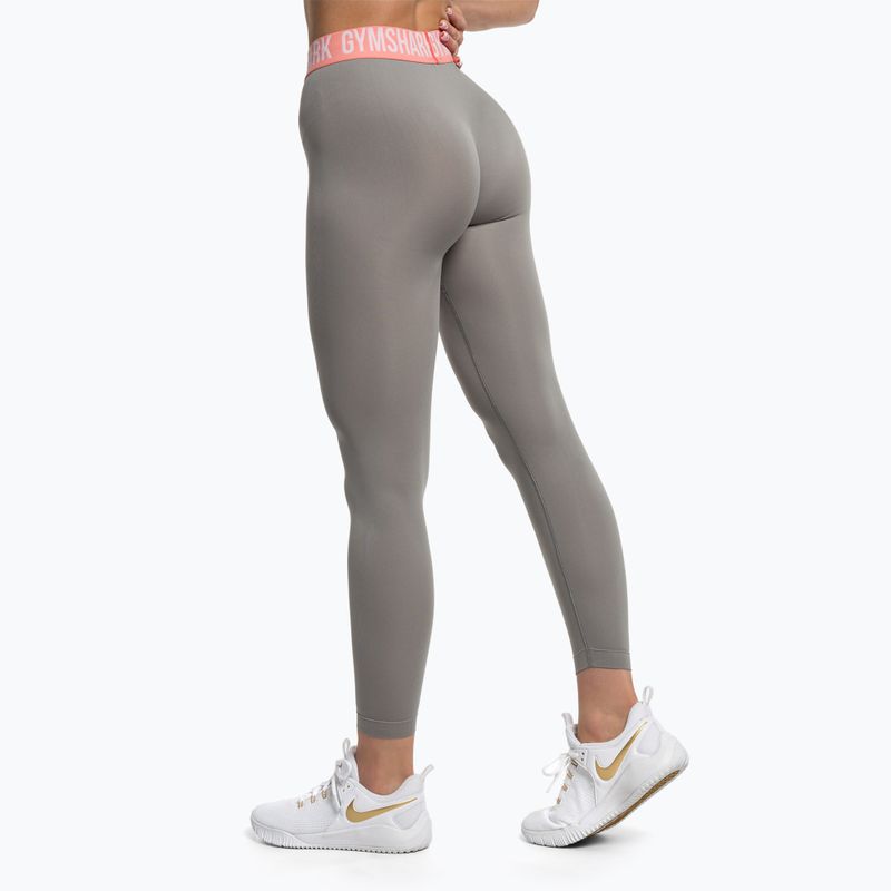 Dámske tréningové legíny Gymshark Fit smokey grey 3