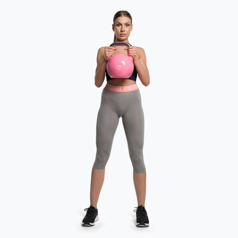 Dámske legíny na cvičenie Gymshark Fit Cropped smokey grey 2