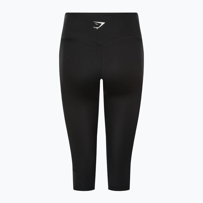 Dámske legíny Gymshark Training Cropped black/white 6