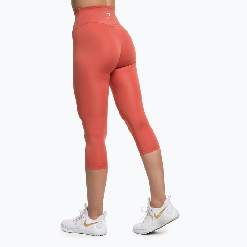 Dámske legíny Gymshark Training 7/8 earth orange 3