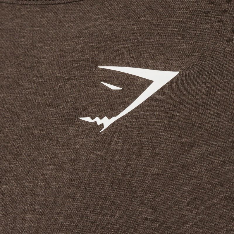 Dámsky tréningový top s dlhým rukávom Gymshark Vital Seamless Top brown/white 8
