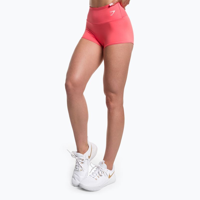 Dámske tréningové šortky Gymshark Red/Pink