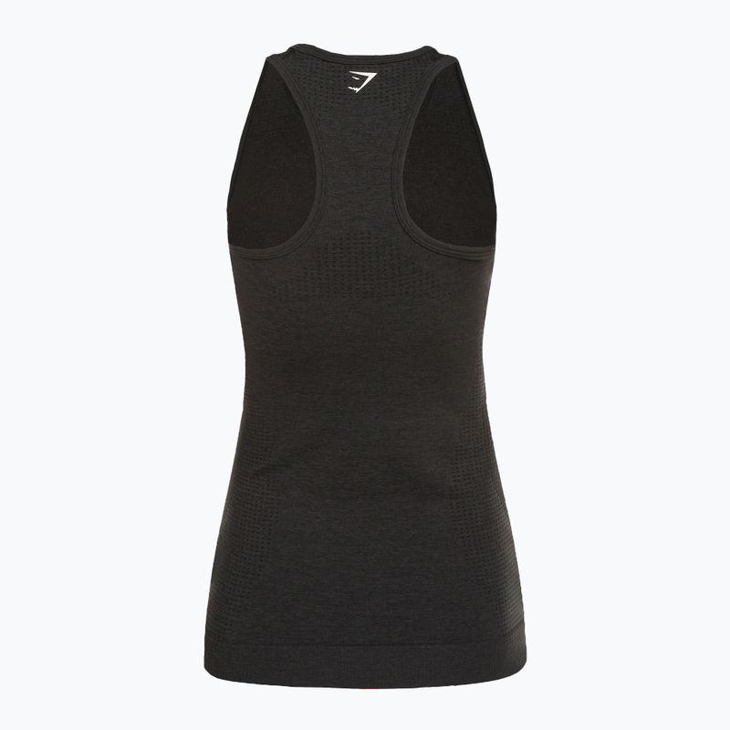 Dámske tréningové tielko Gymshark Vital Seamless Tank dark/grey 6