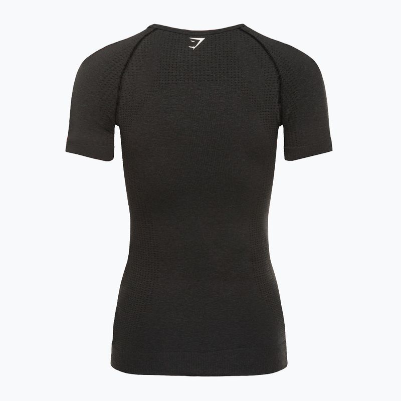 Dámske tréningové tričko Gymshark Vital Seamless black/marl 6
