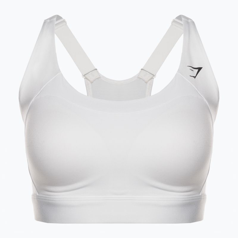 Gymshark Racer Back Training Športová fitness podprsenka biela 6
