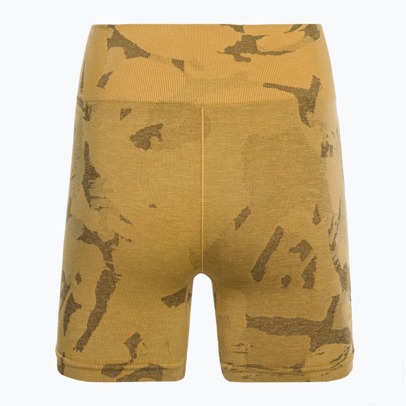 Dámske tréningové šortky Gymshark Adapt Camo Savanna Seamless indian yellow 6