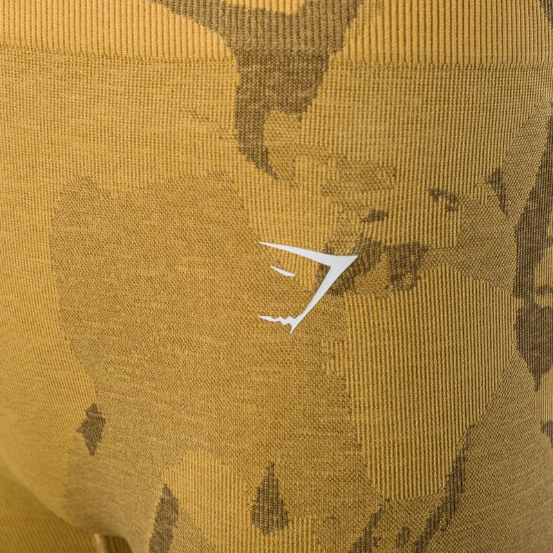 Dámske tréningové šortky Gymshark Adapt Camo Savanna Seamless indian yellow 7