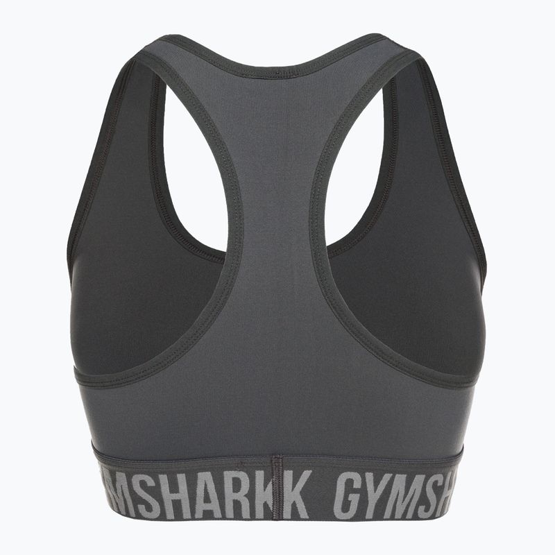 Gymshark Fit Sports šedá fitness podprsenka 6