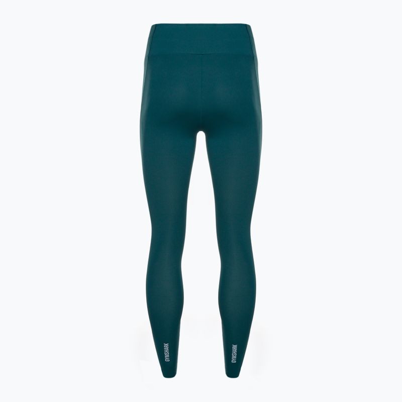 Dámske tréningové legíny Gymshark Speed niagara teal 6
