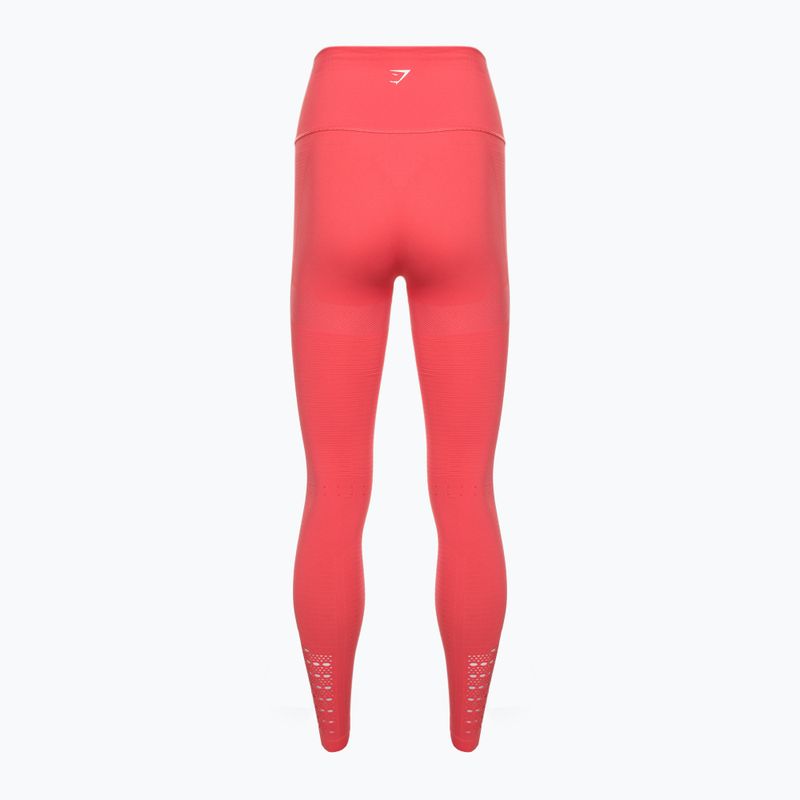 Dámske tréningové legíny Gymshark Energy Seamless polka pink/white 6