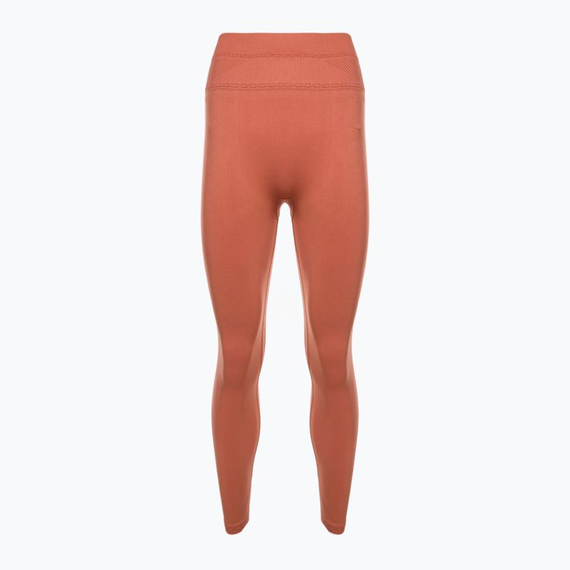 Dámske tréningové legíny Gymshark Studio earth orange 5