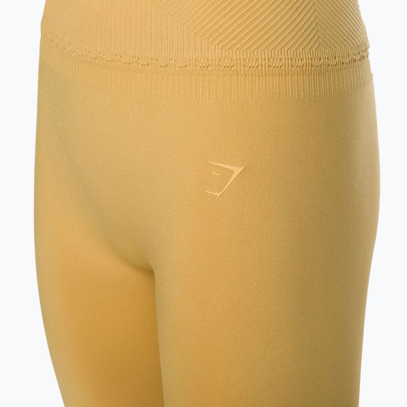 Dámske tréningové legíny Gymshark Studio indian yellow 8