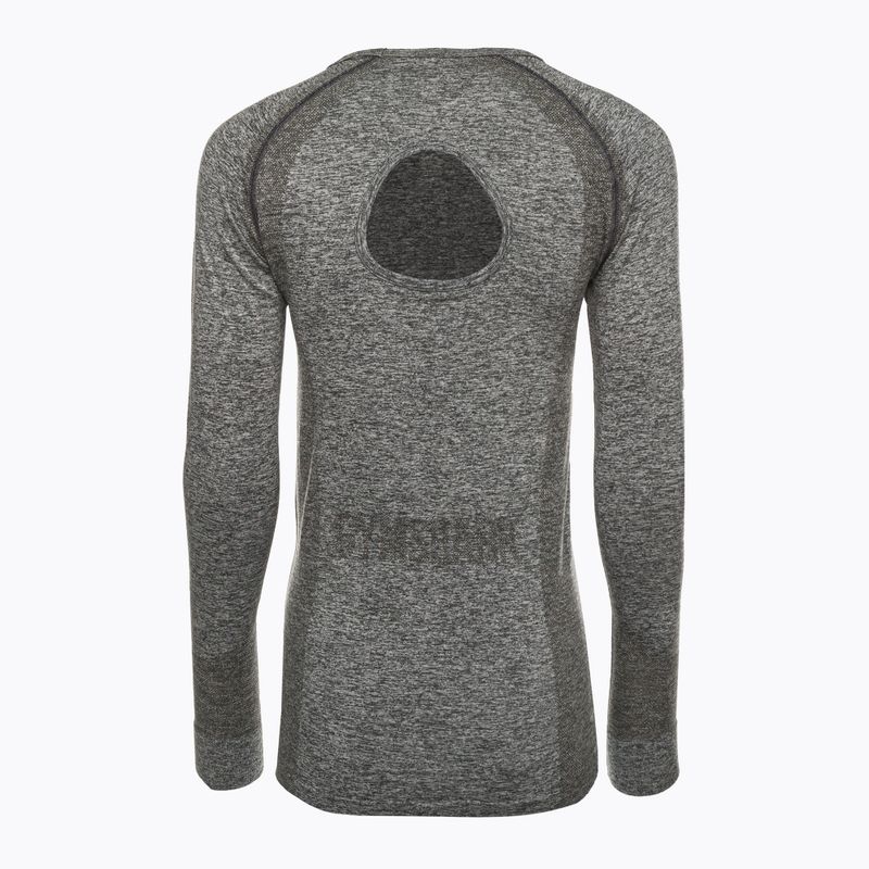 Dámske tréningové tričko s dlhým rukávom Gymshark Flex Top charcoal grey marl 7