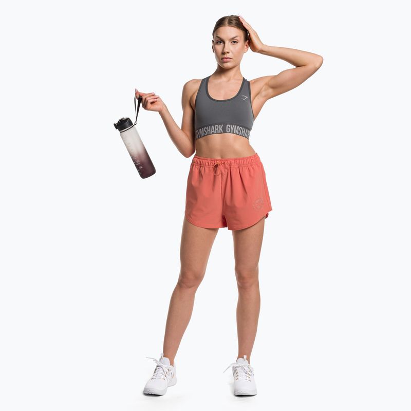 Dámske tréningové šortky Gymshark KK Twins Woven earth orange 2