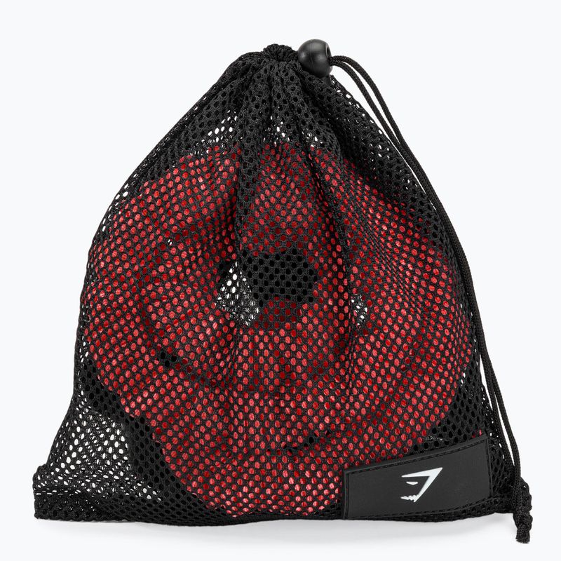 Gymshark Whitney V3 Light Resistance expandér na cvičenie červený/čierny 4