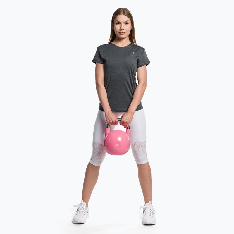 Dámske bežecké tričko Gymshark Running Top SS dark/grey 2