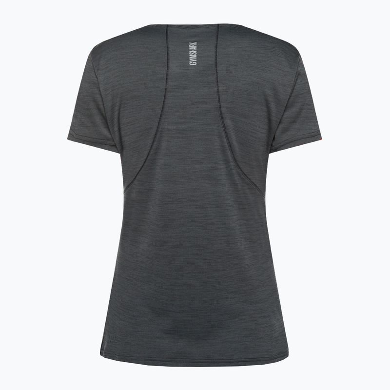 Dámske bežecké tričko Gymshark Running Top SS dark/grey 6