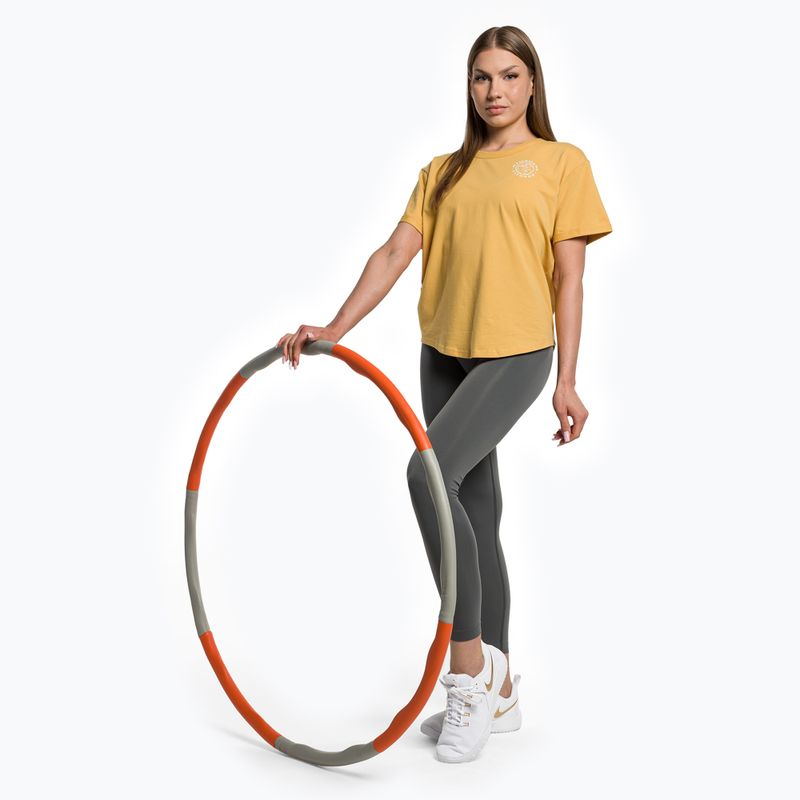 Dámske tréningové tričko Gymshark GFX Legacy Tee yellow/white 2