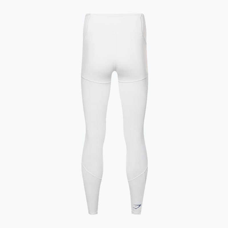 Dámske tréningové legíny Gymshark Pulse white/blue 7