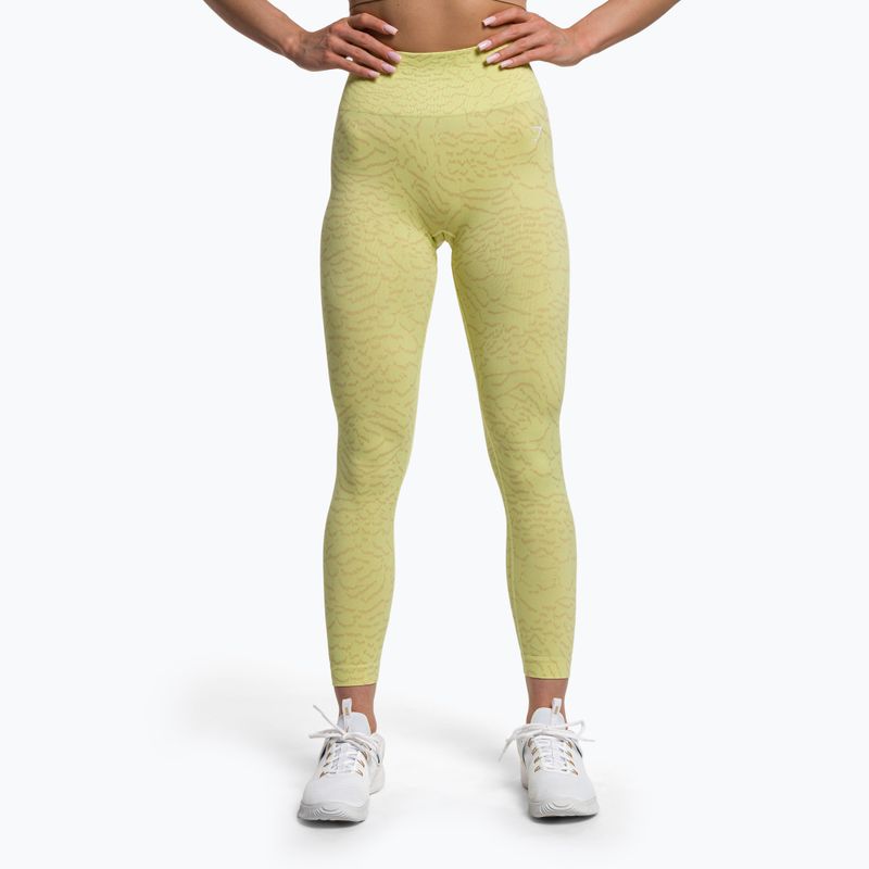 Dámske tréningové legíny Gymshark Adapt Animal Seamless firefly green